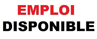 EMPLOIS DISPONIBLES