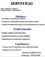 OFFRE D'EMPLOI